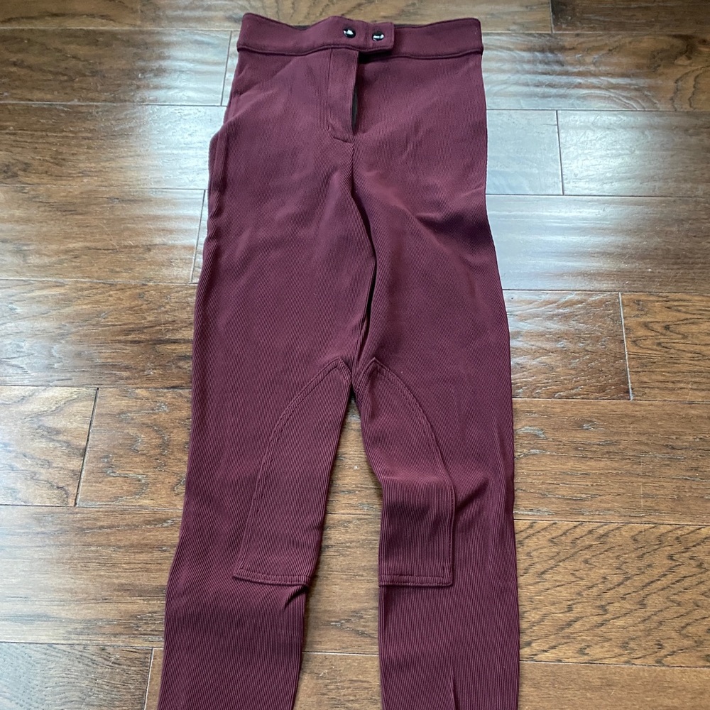 American Apparel Maroon riding pants